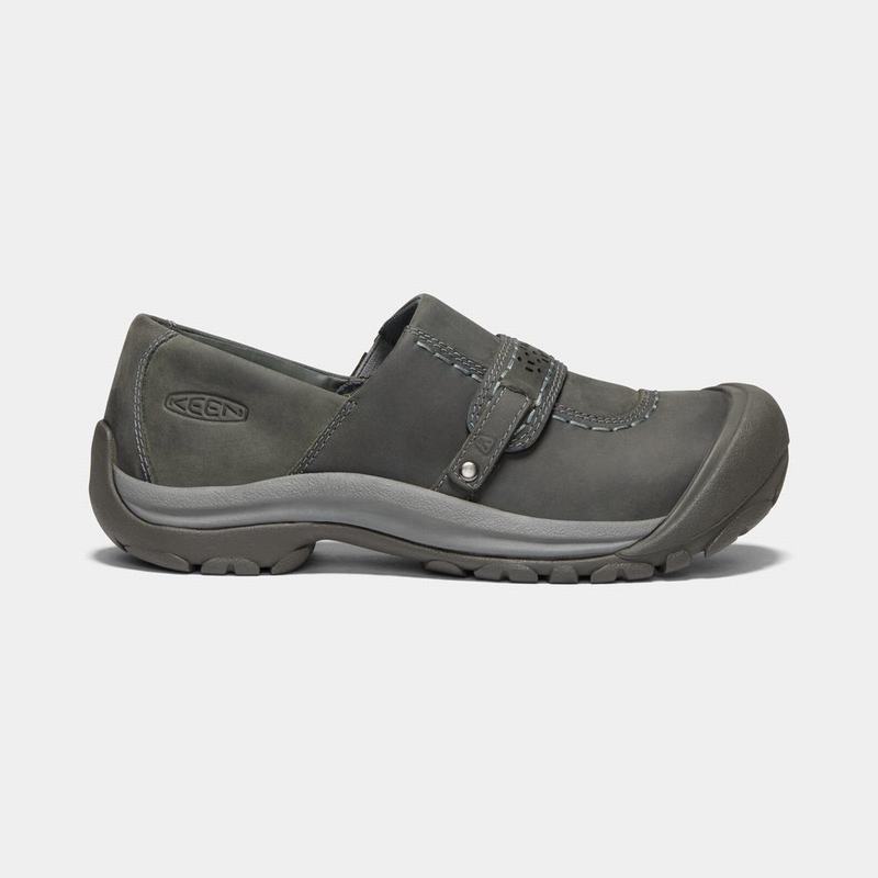 Slip On Keen Kaci Full Grain Para Mujer Verde Oscuro Oliva - Zapatos Keen Mexico (106582-STO)